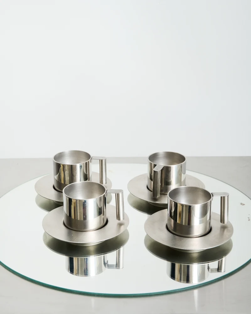 Tasses et sous-tasses (4), Vemi, Italie, 1970s
