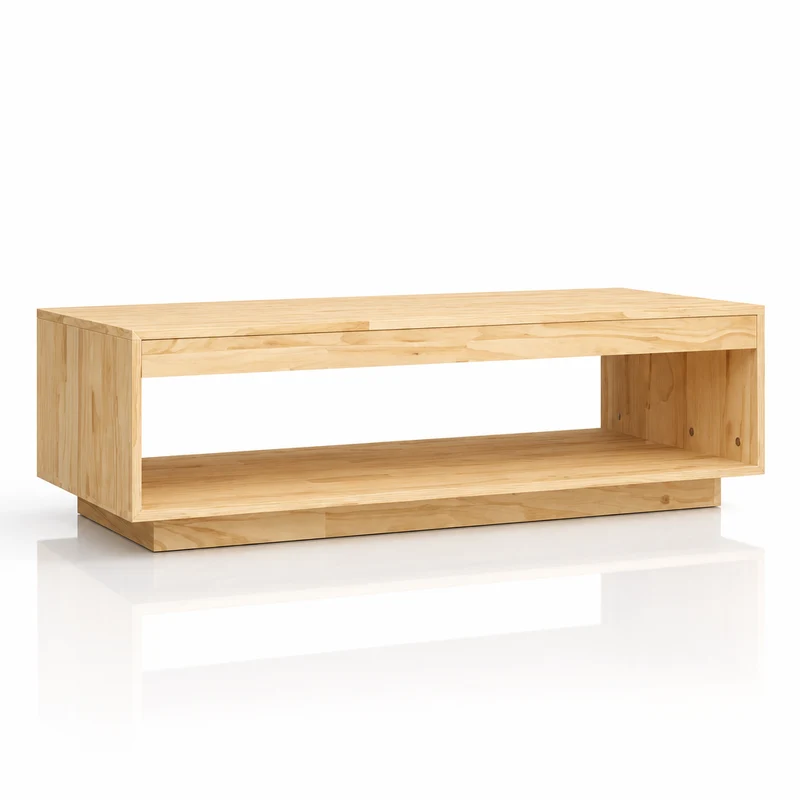 Table basse en bois clair Horizon