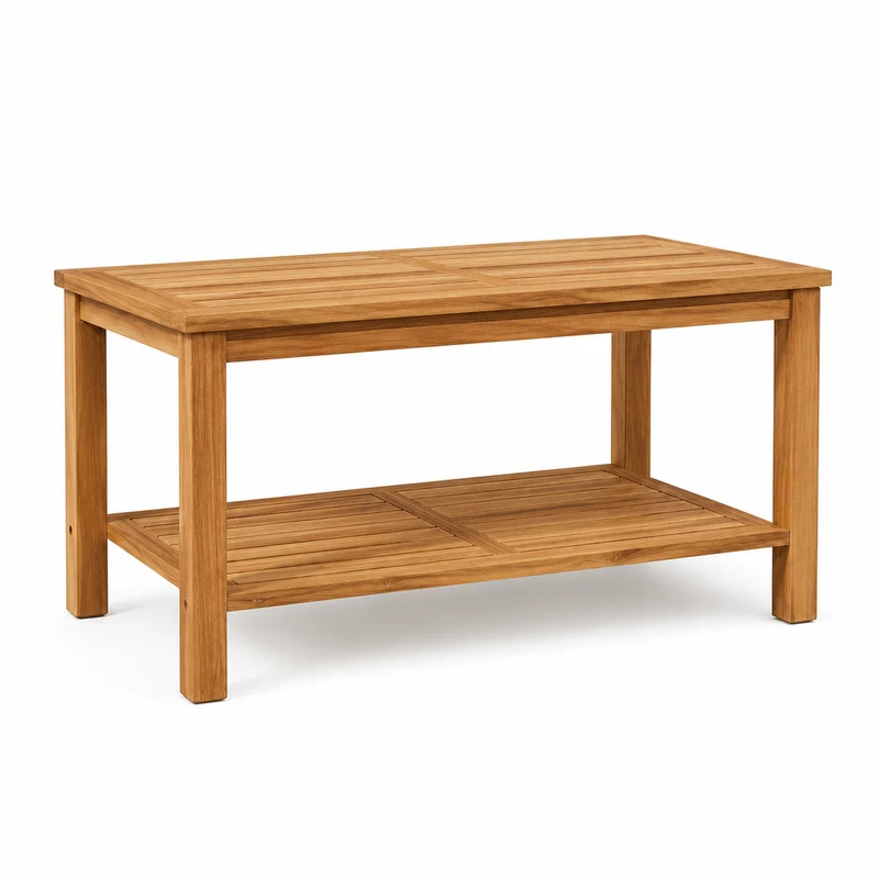 Table basse extérieur en bois massif Oslo