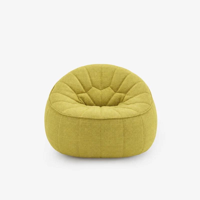 Ottoman - Fauteuil outdoor en tissu Roma coloris Citrus