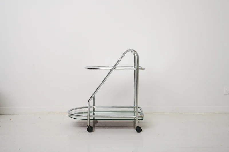 Chariot de service tubulaire, 1970s
