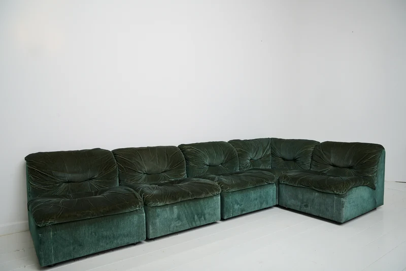Canapé en velours, Altana, 1970s