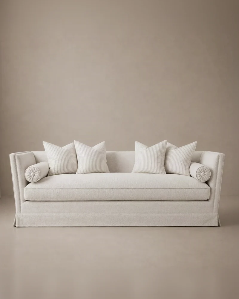 Steph Sofa 240 cm - Luxury Bouclé - Skirting