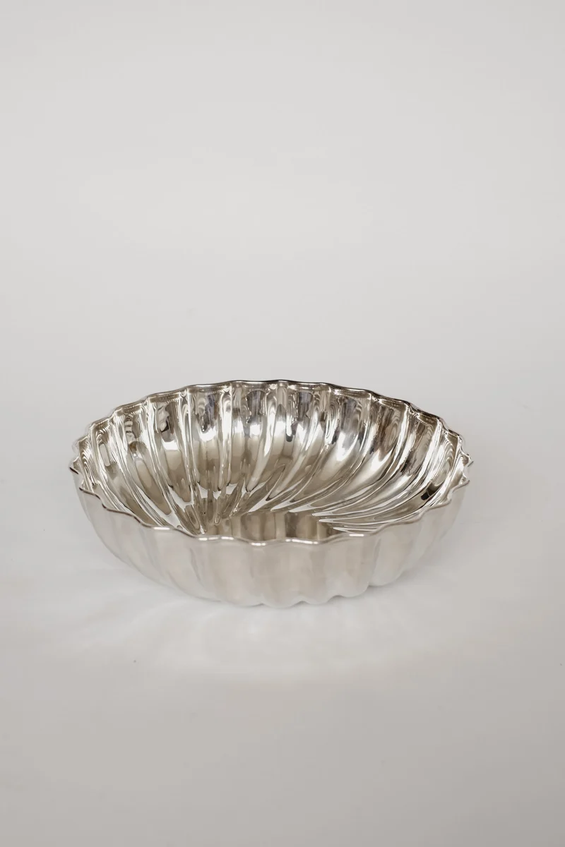 Guido Galbiati Milano Silver-Plated Shell Bowl