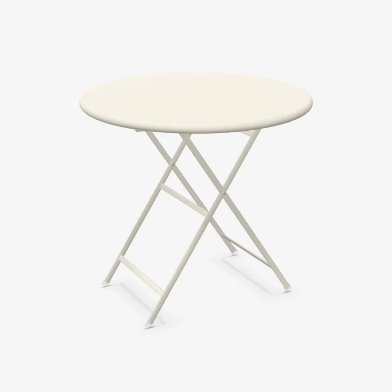 ARC EN CIEL - Table ronde pliante Ø80m