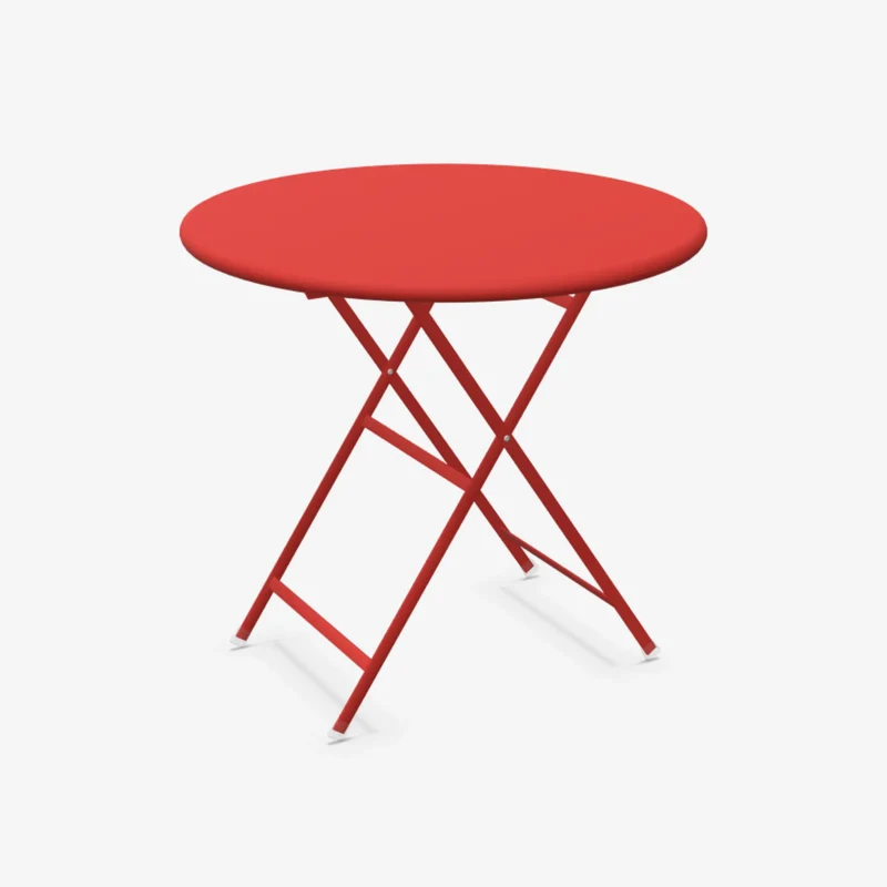 ARC EN CIEL - Table ronde pliante Ø80m
