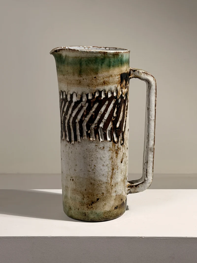 Rare Ceramic Pitcher by Albert Thiry, 1950