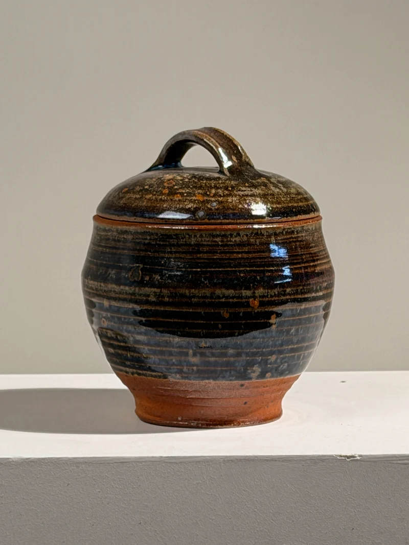Covered Stoneware Pot, France, circa 1960