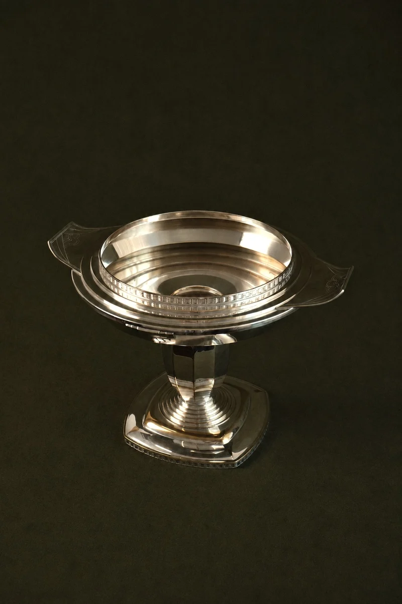 Art Deco Silver-Plated Bowl