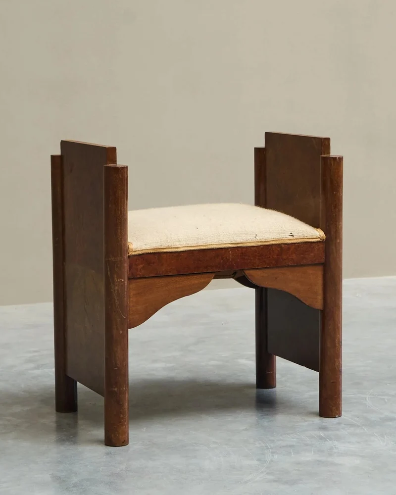 Fantastic Art Deco Bench in Highly Original Condition 1930s