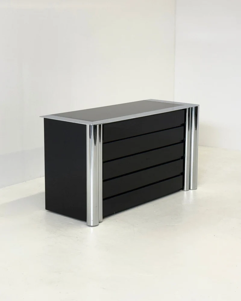 Black sideboard by Antonello Mosca for Cinova