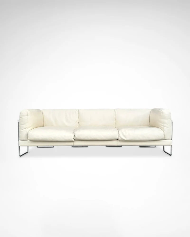 Pen Club 3-Seater Sofa by Kwok Hoi Chan for Steiner France, 1980s