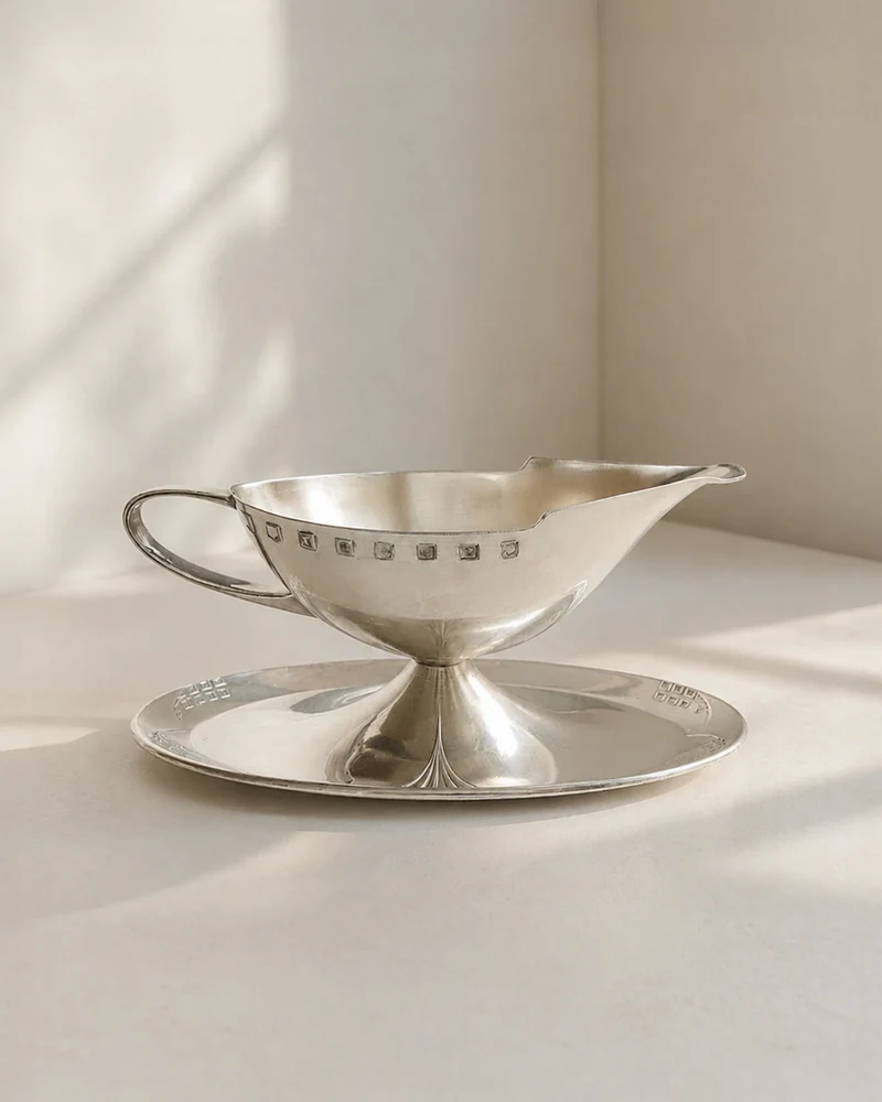 Art Nouveau Silver Plated Saucière by WMF - 1910s