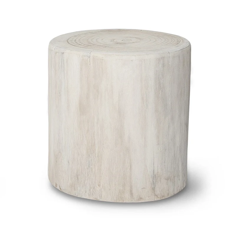 Bûche moderne blanche 16" - Nova