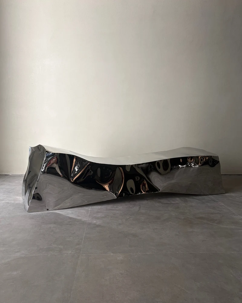 Stainless Steel Bench - Monolith Series
