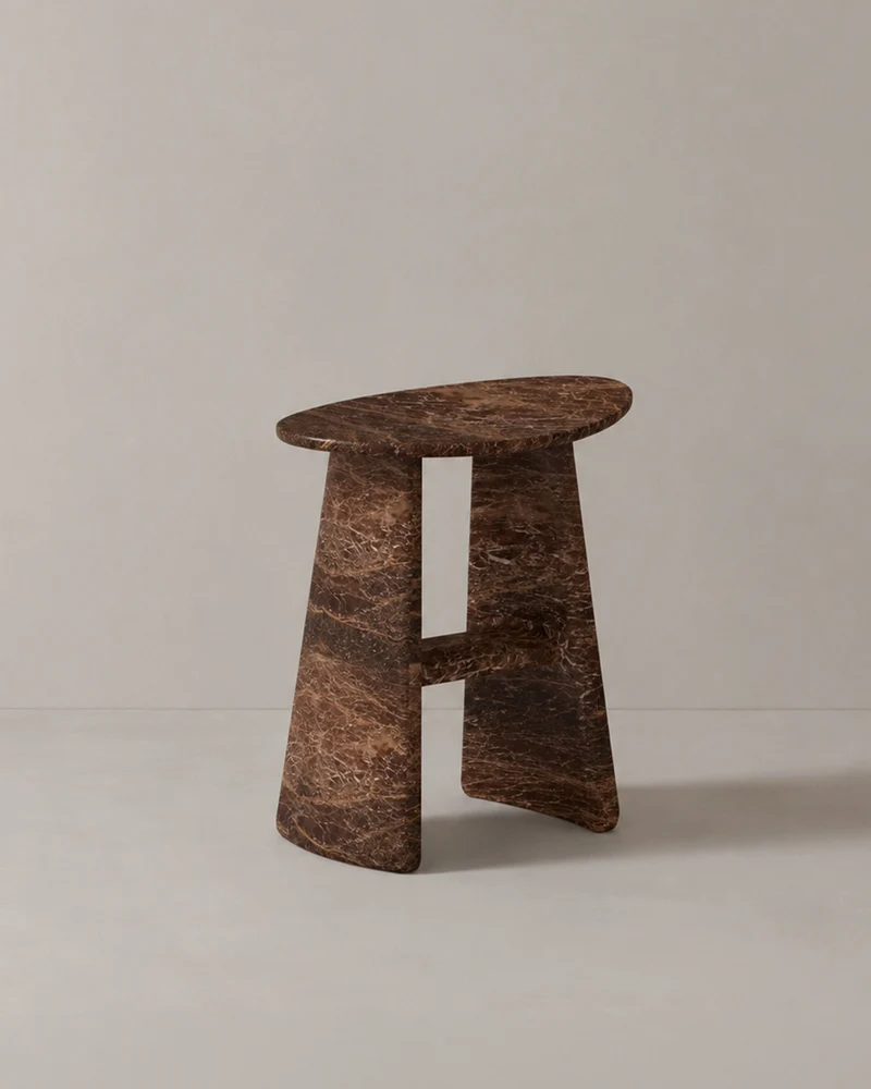 Marble LEIRIA Stool