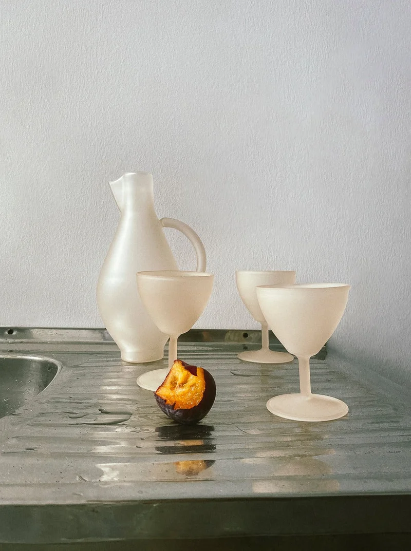 Ecru Pitcher Set