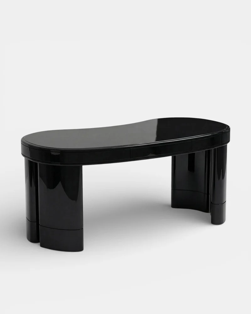 Nicola Black Lacquered Desk