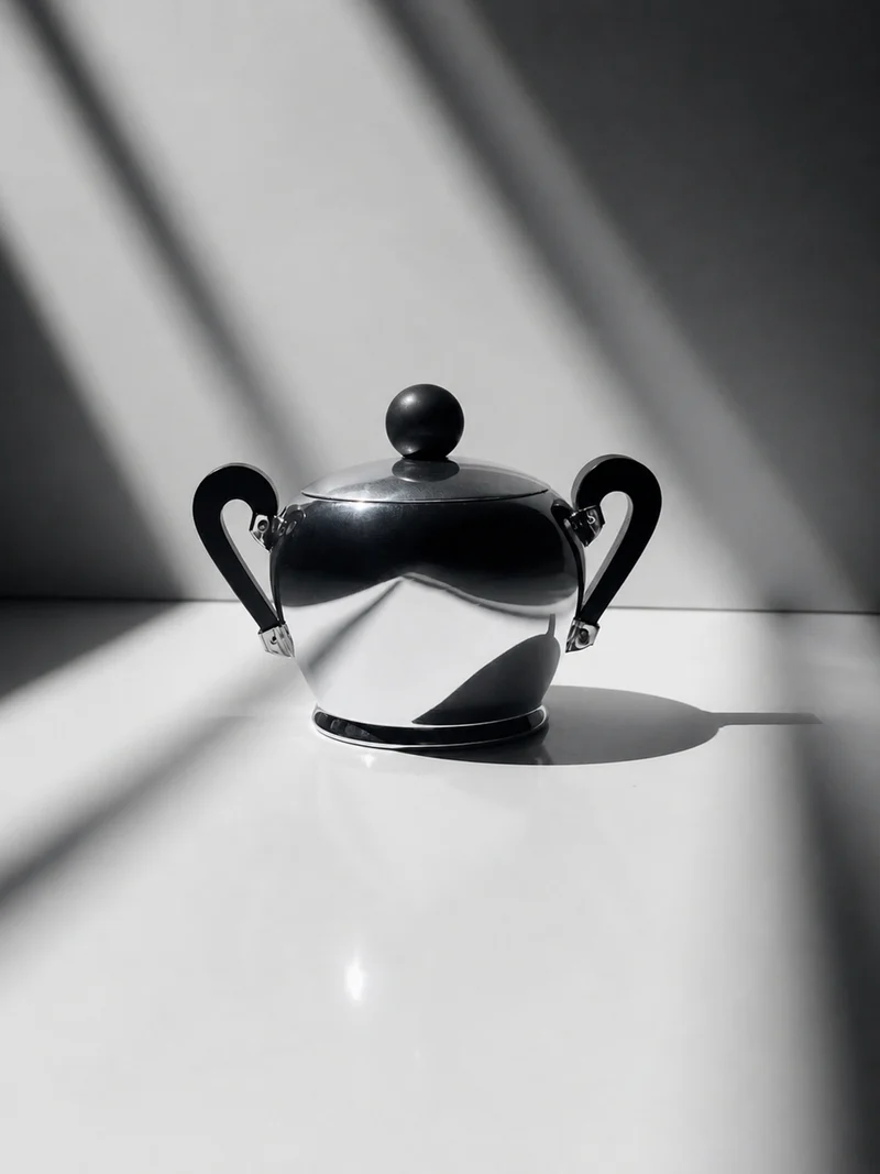 Italian sugar bowl by Alessi - 1940s design