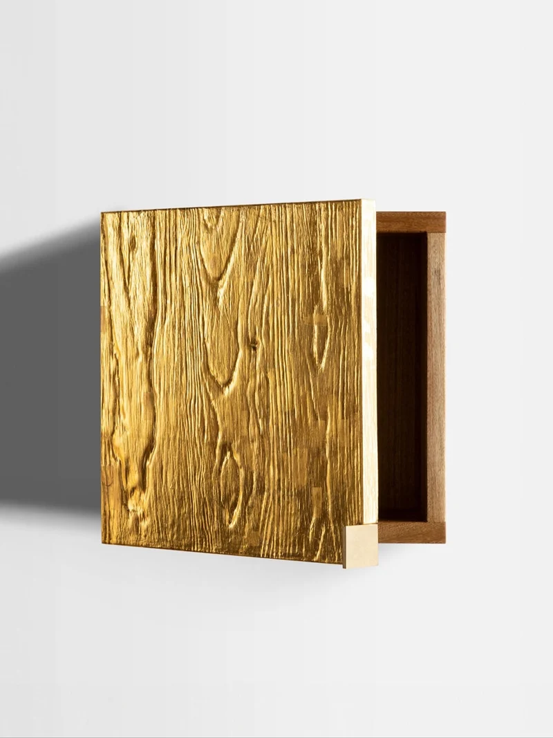 'Aurum' Wall Box 23k Gold Leaf