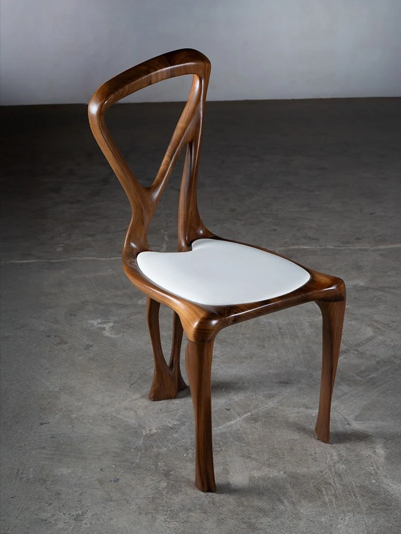 Gazelle Chair in Walnut Wood