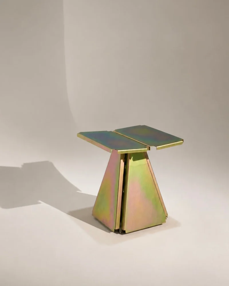 AO25 Stool in Steel and Aluminium