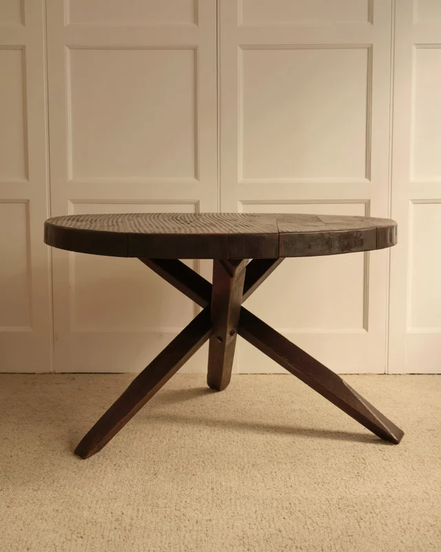 Circular Wooden Table