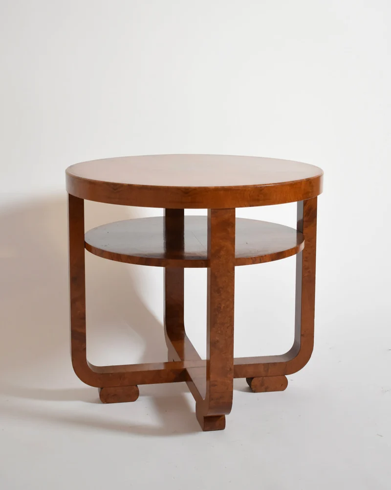 Art Deco Pedestal Table, 1920s