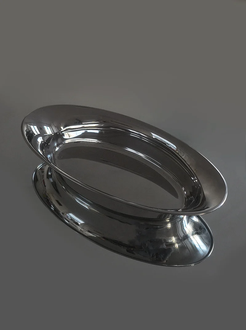Oval Steel Dish