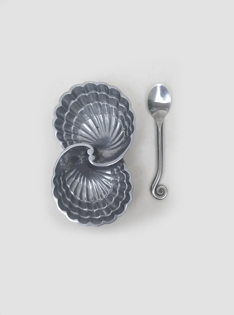 Vintage Shell Salt Cellar