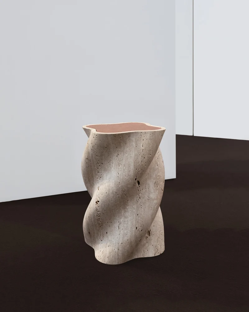 fUUUUsillo Travertine End Table