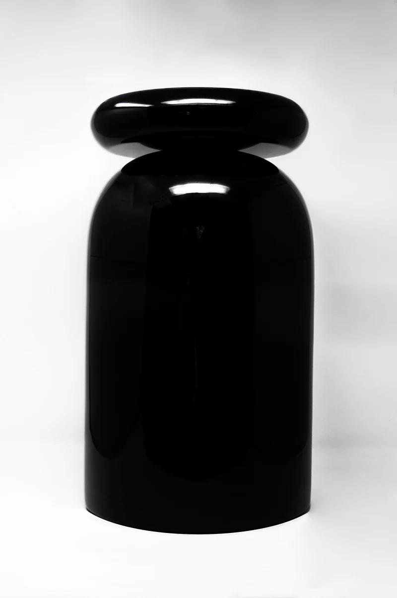 Cult Stool/ Side Table, Lacqued Wood