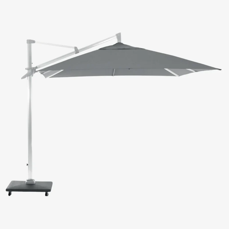 SUNNY - parasol - corps alu anodisé / toile grise
