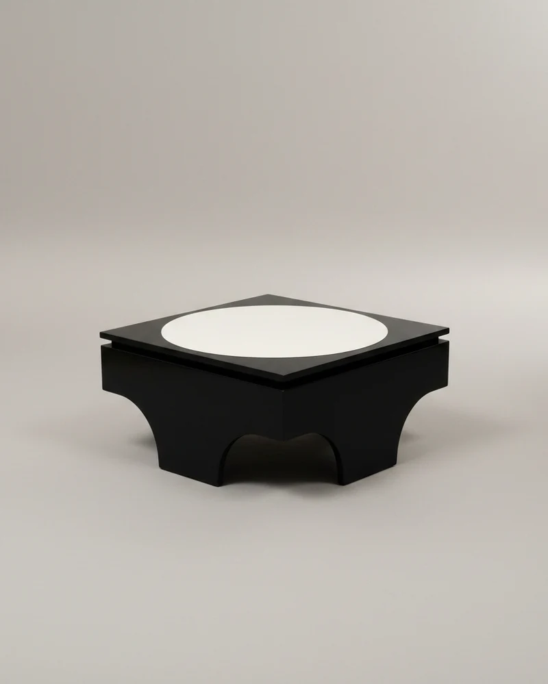 Coffee Table by Emiel Veranneman and Victor Vasarely, Belgium 1960s