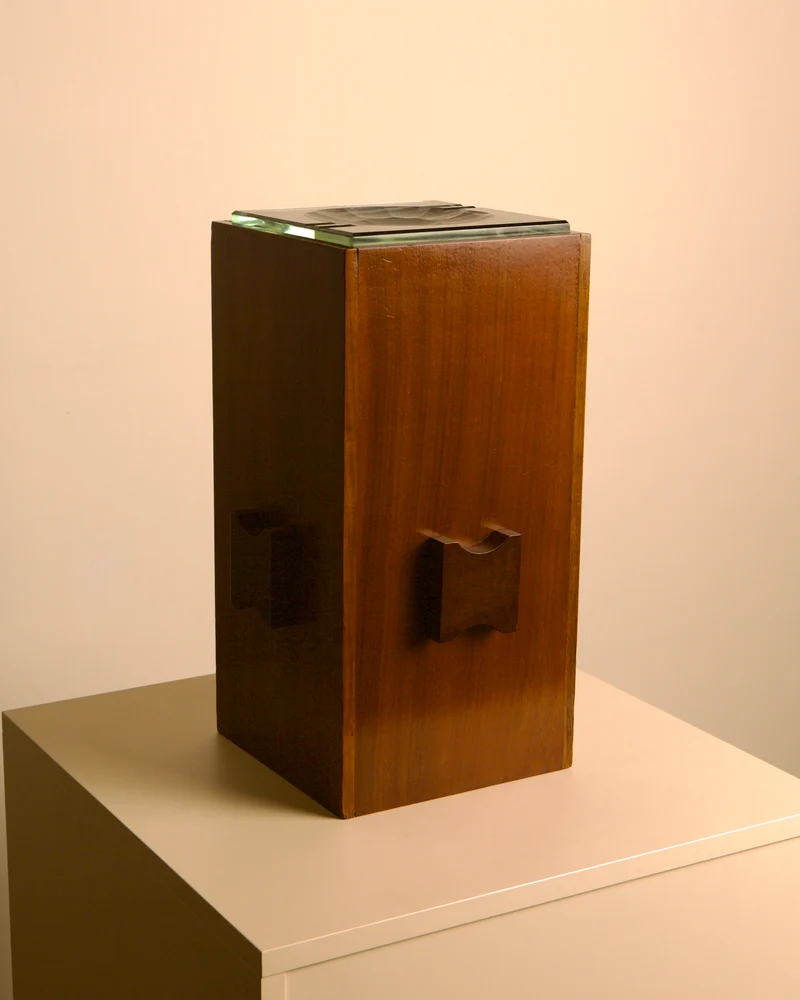 Italian floor ashtray Series 2461 by Max Ingrand for Fontana Arte, 1960s