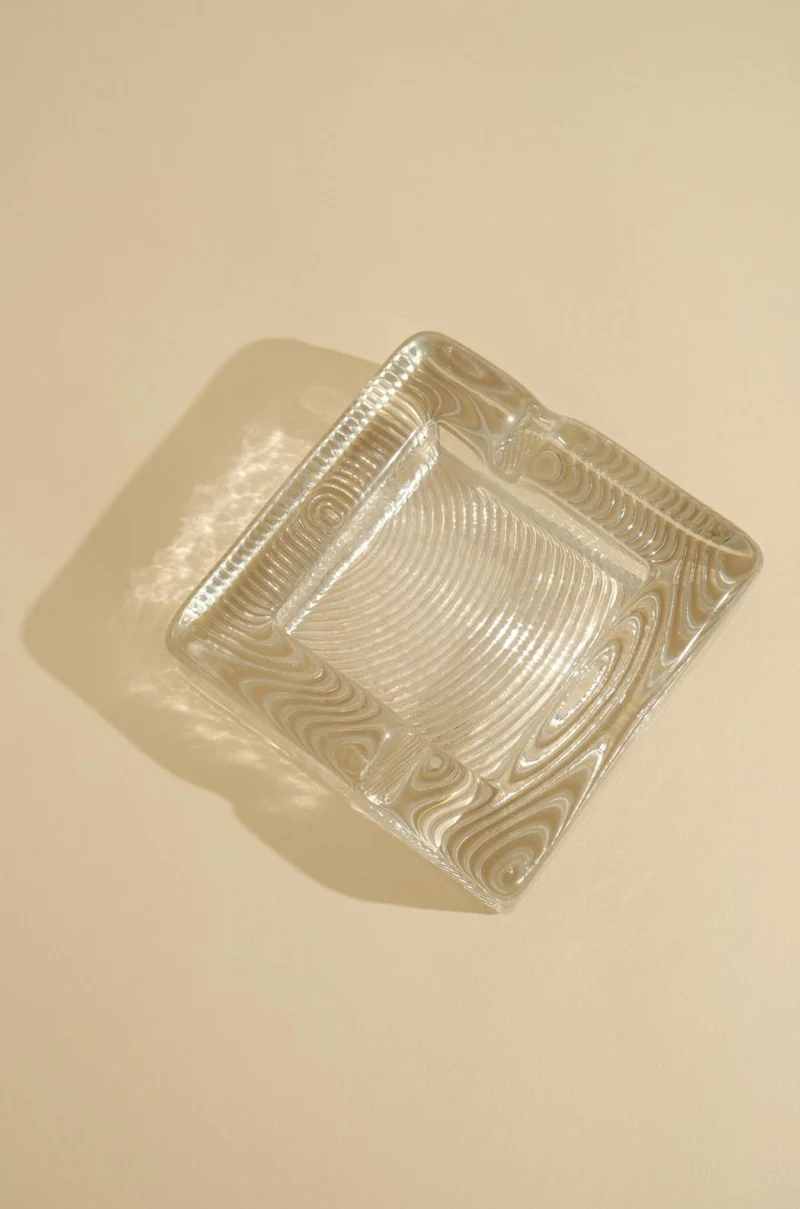 Vintage Ashtray in Glass