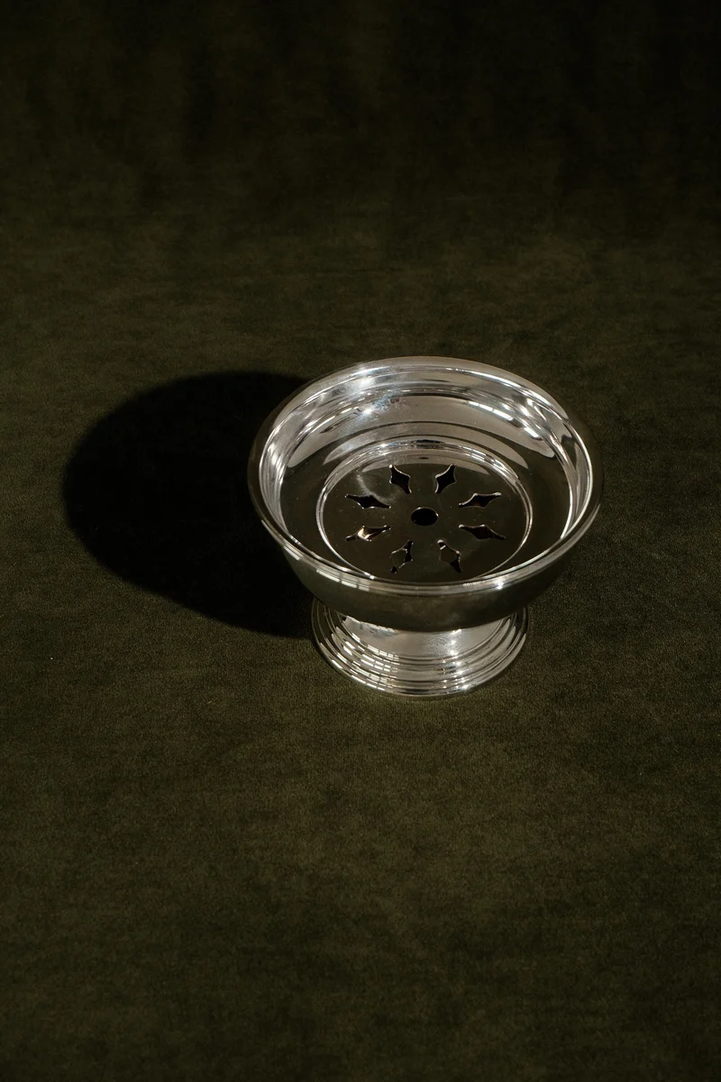 Silver-Plated Butter Press