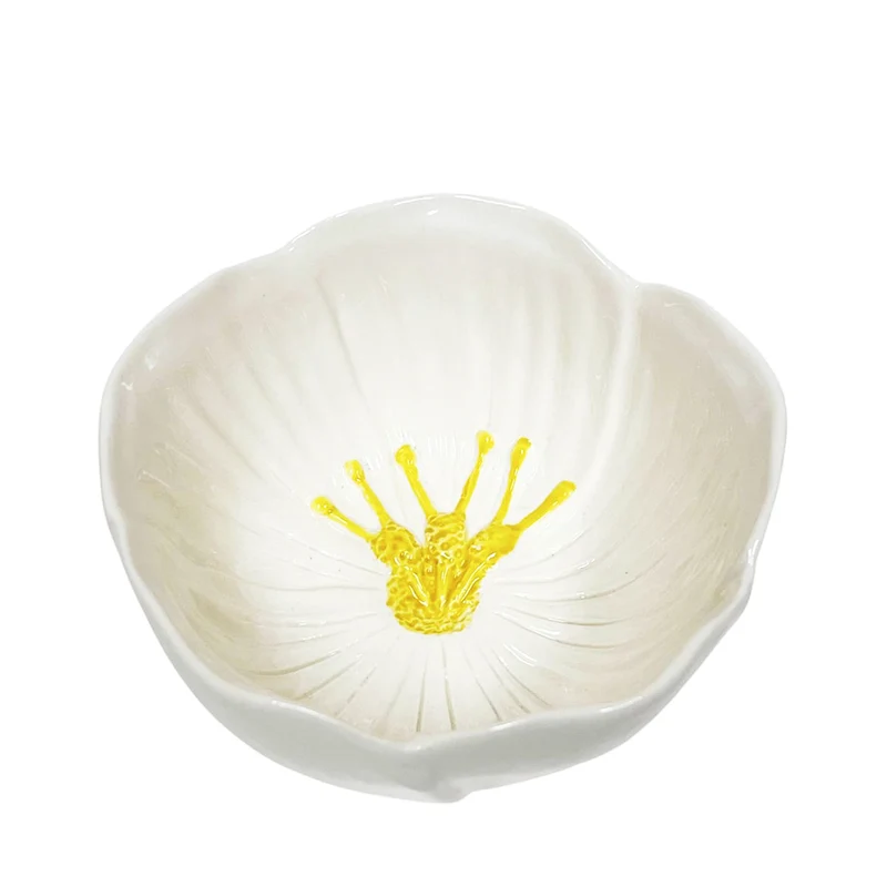 Bol 4,7" - Fleur blanche
