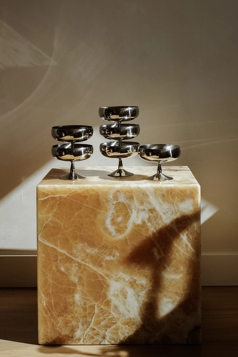 Set of 6 Italian Ice Coupes