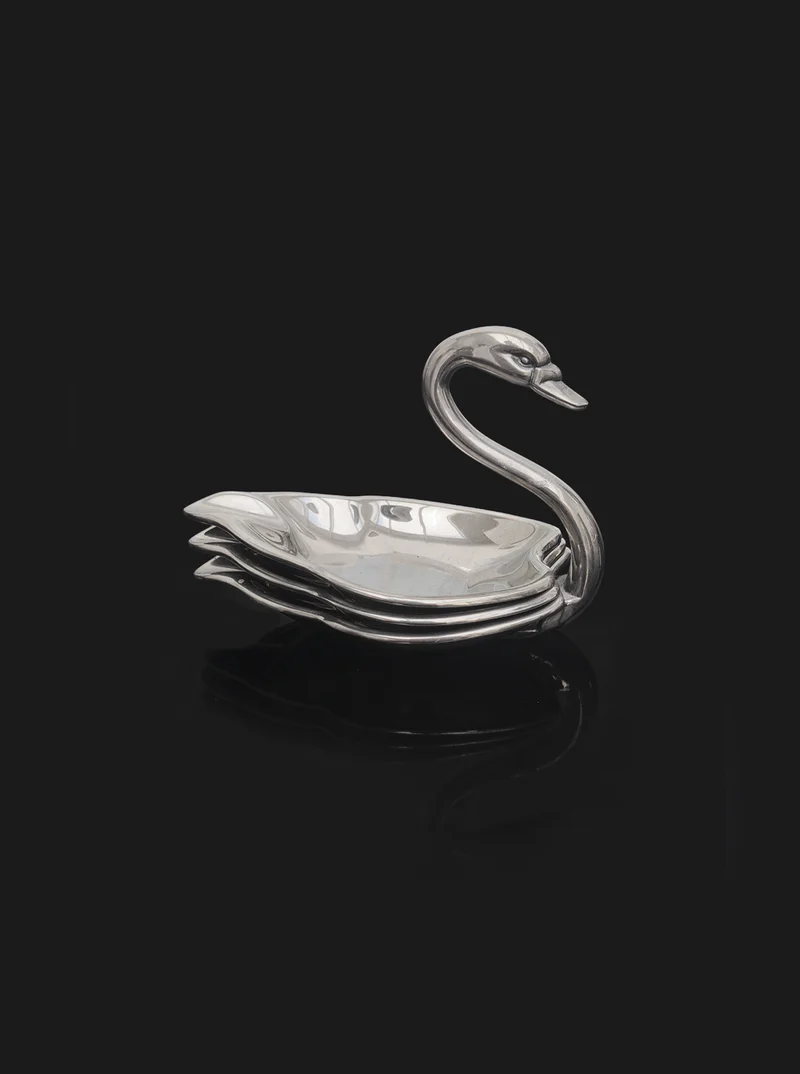 Set of Swan Ashtrays