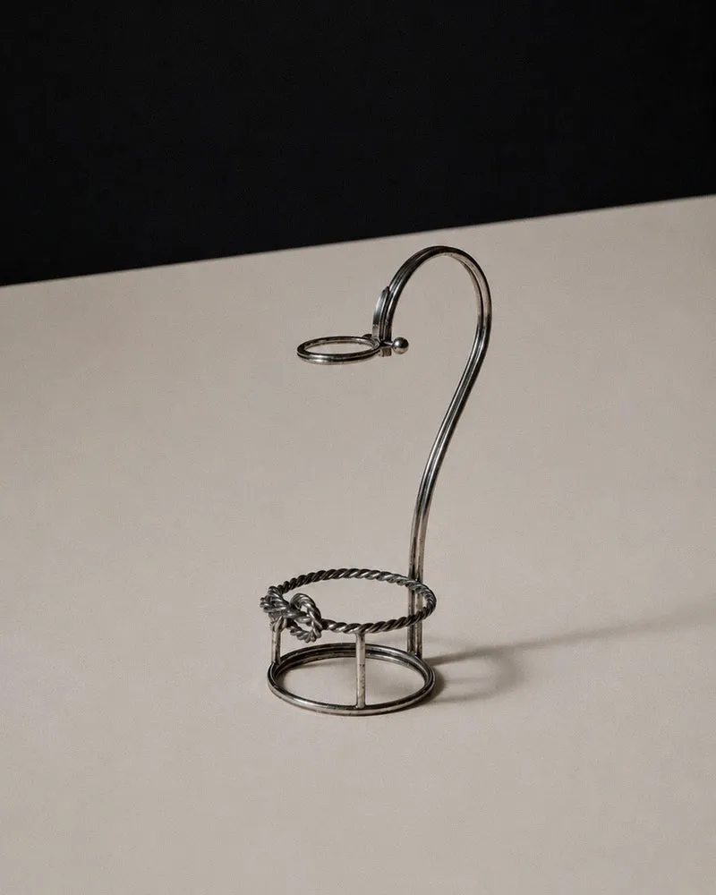 1930 Silver Plated Wine Bottle Holder