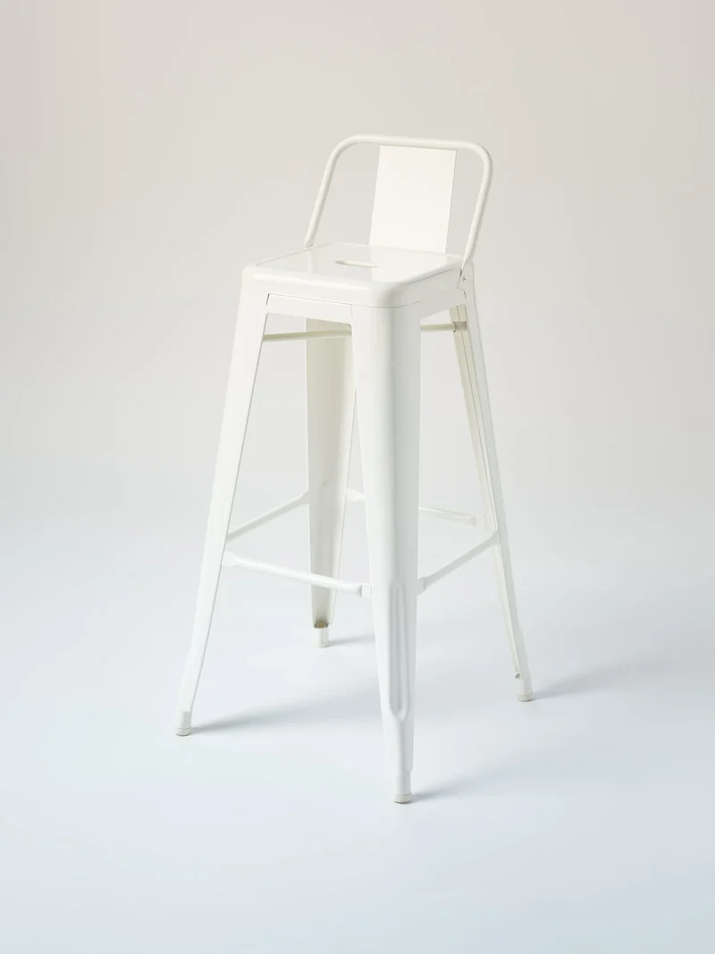 Tabouret petit dossier H75cm