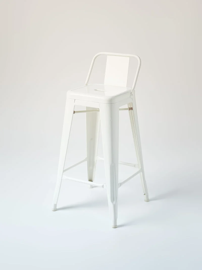 Tabouret petit dossier H65cm