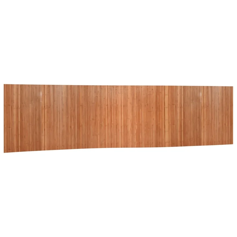 Paravent séparateur de pièce cloison 165 x 800 cm bambou marron DEC031150