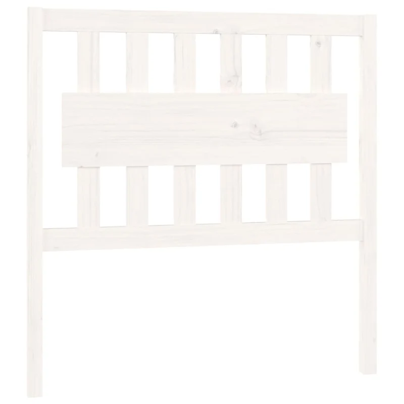 Tête de lit accessoire couchage chambre à coucher meuble 95,5 x 4 x 100 cm bois blanc TDL0203660