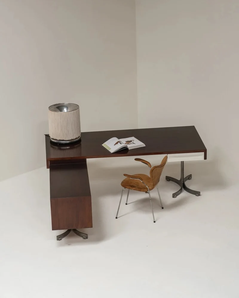 Executive desk by Trau Arredamenti Metallici S.P.A, 1960s
