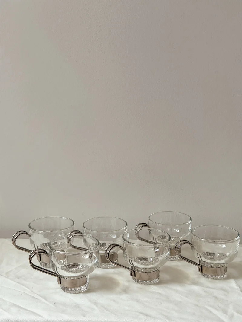 Vintage Italian coffee cup set