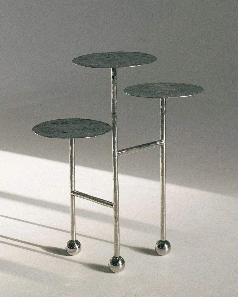 Liquid Side Table Stainless Steel