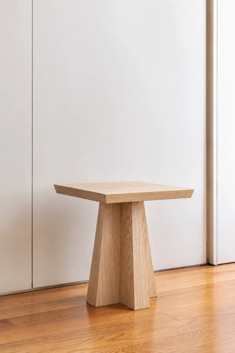 Side Table in Oak and Stained Ash - Collection