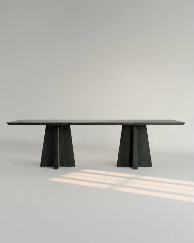 Large Dining Table in Oak and Walnut - Collection